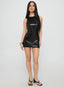 Mivorra | Black Tie-Back Sleeveless Romper