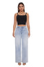 Layla Mid-Rise Wide Leg Jeans