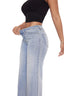 Layla Mid-Rise Wide Leg Jeans