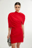 Clarabelle | Ruched Draped Mini Dress