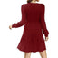 Zovira | Ribbed Knit Long Sleeve Sweater Dress