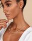 “Nova” Flat Back Stud Earrings