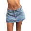 👖 Lena | Low-Rise Denim Mini Skirt