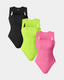 The "Stef" Ribbed Bodysuit Trio
