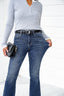 Emilia Cropped Kick Flare Jeans