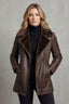 Ravella | Shearling-lined elegance | Leather jacket