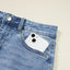 Jolene | Distressed Asymmetrical Denim Midi Skirt