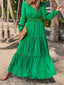 "Veloura" Tiered Maxi Dress