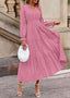Nivoura | Long Sleeve Maxi Dress with Pockets