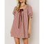 "Poppy" Gingham Babydoll Dress