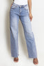 Elara High-Rise Petite Wide-Leg Jeans