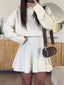 Aria | Cozy Knit Two-Piece Sweater &amp; Skirt Set
