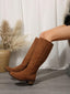 "Hazel" Suede Western Boots