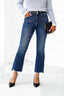 Emilia Cropped Kick Flare Jeans