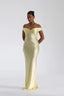 Bridget | Silk Off-Shoulder Gown