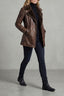 Ravella | Shearling-lined elegance | Leather jacket