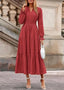 Nivoura | Long Sleeve Maxi Dress with Pockets
