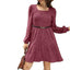 Zovira | Ribbed Knit Long Sleeve Sweater Dress
