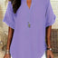 "Charlie" V-Neck Tunic Blouse