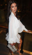Angelina | Lantern Sleeve Mini Dress