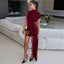 Avelora | High Neck Bodycon Mini Dress