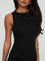 Mivorra | Black Tie-Back Sleeveless Romper
