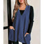 Novaira | Solid V-Neck Sweater Vest