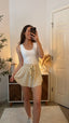 Nova | High-Waisted Active Skort with Tie Waist