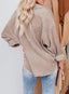 "Hollis" Corduroy Boyfriend Shirt