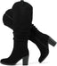 "Blaire" Wide-Calf Slouch Boots