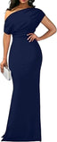 "Soraya" Off-Shoulder Evening Gown
