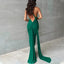 "Carmen" One-Shoulder Draped Gown