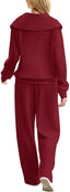 Ariana | Cozy Zip-Up Knit Sweater & High-Waist Pant Set