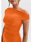 Veliora | Off-Shoulder Ruched Bodycon Mini Dress