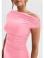 Veliora | Off-Shoulder Ruched Bodycon Mini Dress
