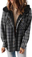 "Rory" Plaid Lined Shacket