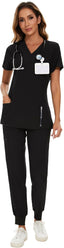 "Vitals+" 2-Piece Scrub Set – Functional, Flattering, and Made to Move