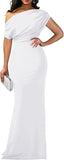 "Soraya" Off-Shoulder Evening Gown