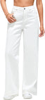 "Camryn" Wide-Leg Denim Trousers