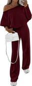 LoungeLuxe™ 2-Piece Off-Shoulder Set