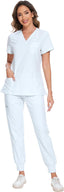 "Vitals+" 2-Piece Scrub Set – Functional, Flattering, and Made to Move