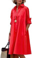 🎀 "Isla" Oversized Shirt Dress