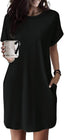 Aurelia | Round Neck Short Sleeve Mini Dress