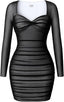 Ava | After Hours Mesh Bodycon Dress