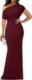"Soraya" Off-Shoulder Evening Gown