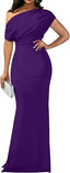 "Soraya" Off-Shoulder Evening Gown