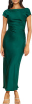 "Helena" Satin Midi Dress
