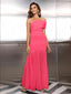 "Zyora" One-Shoulder Pleated Maxi Dress