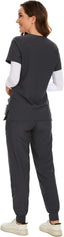 "Vitals+" 2-Piece Scrub Set – Functional, Flattering, and Made to Move