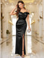 Aurevia | Off-Shoulder Satin Evening Dress